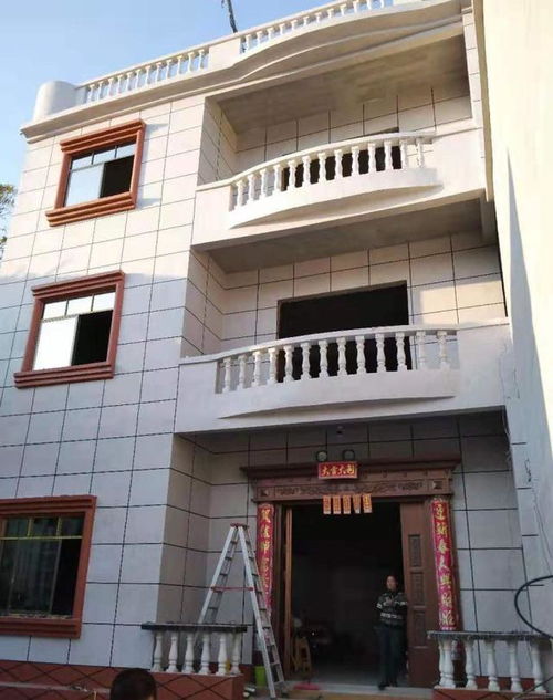 農村房子外墻還在刷白墻？你離別墅差一道外墻裝修