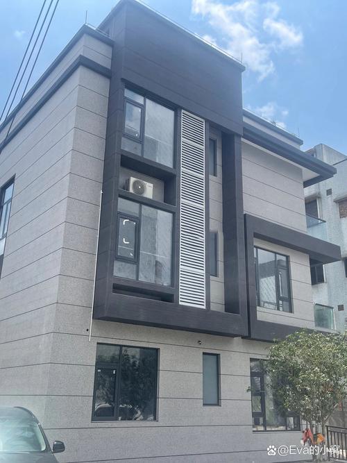 自建房外墻裝修喜歡黑白色磚，不要錯過這款